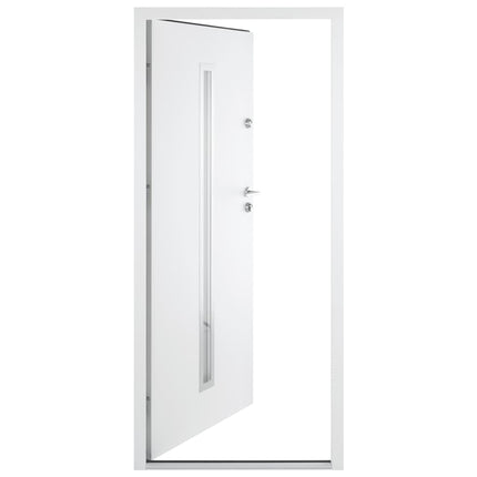 Porta Ingresso Bianca 90x200 cm in Alluminio