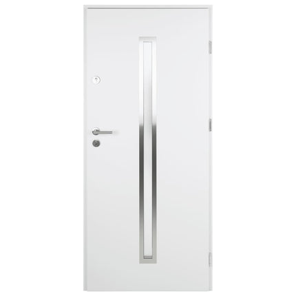 Porta Ingresso Bianca 90x200 cm in Alluminio