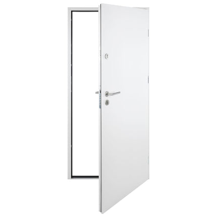 Porta Ingresso Bianca 100x200 cm in Alluminio