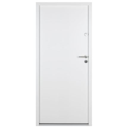 Porta Ingresso Bianca 100x200 cm in Alluminio