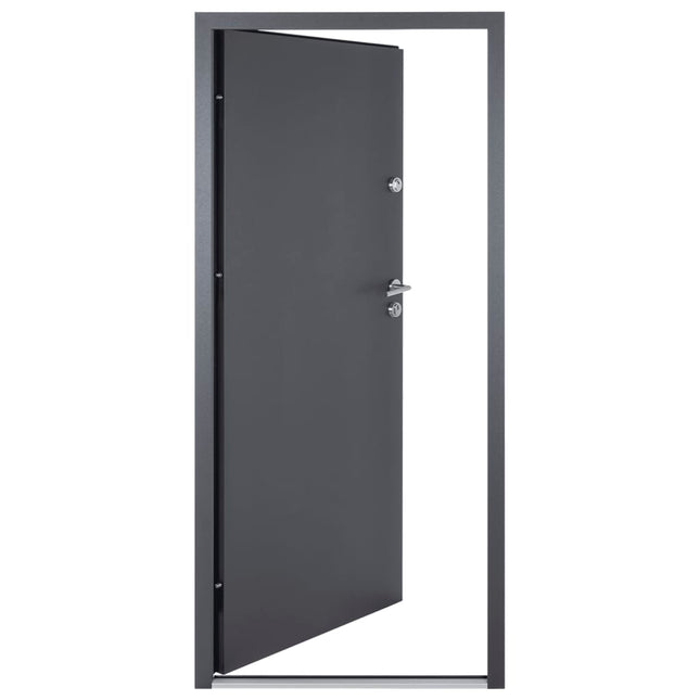 Porta Ingresso Antracite 100x200 cm in Alluminio