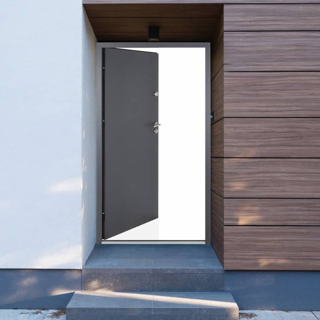 Porta Ingresso Antracite 100x200 cm in Alluminio