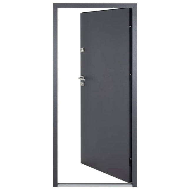 Porta Ingresso Antracite 110x207,5 cm in Alluminio