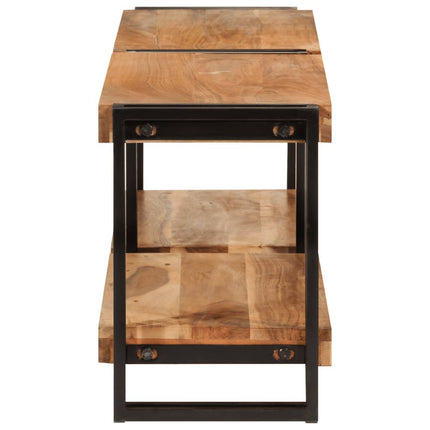 Mobile Porta TV 140x30x40 cm in Legno Massello di Acacia