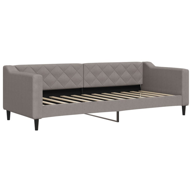 Letto da Giorno Tortora 80x200 cm in Tessuto