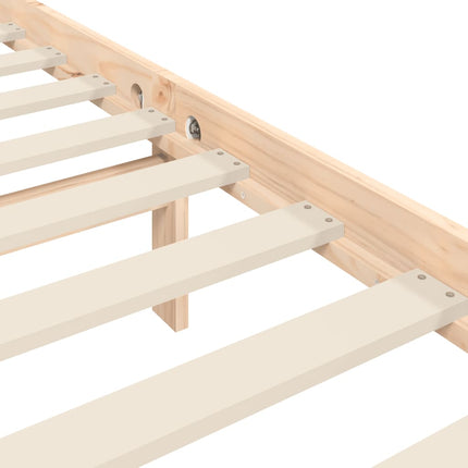 Giroletto senza Materasso 90x200 cm in Legno Massello di Pino
