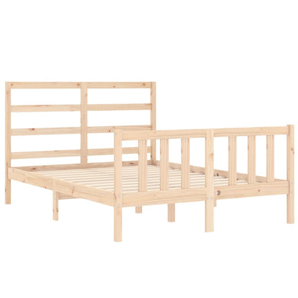Giroletto senza Materasso 140x200 cm in Legno Massello di Pino