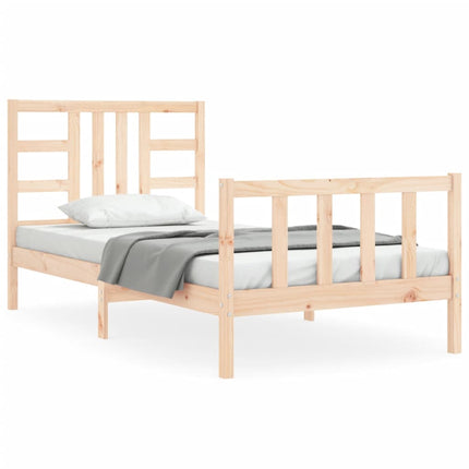 Giroletto senza Materasso 90x200 cm in Legno Massello di Pino