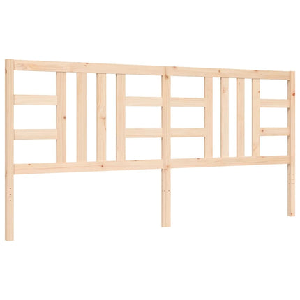 Giroletto senza Materasso 200x200 cm in Legno Massello di Pino