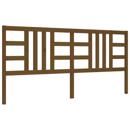 Giroletto con Testiera ambra 200x200 cm in Legno Massello