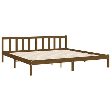 Giroletto con Testiera ambra 200x200 cm in Legno Massello