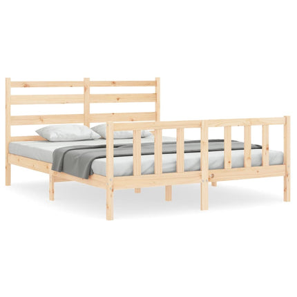Giroletto senza Materasso 160x200 cm in Legno Massello di Pino