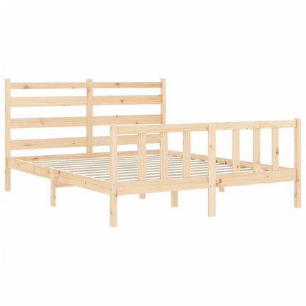 Giroletto senza Materasso 160x200 cm in Legno Massello di Pino