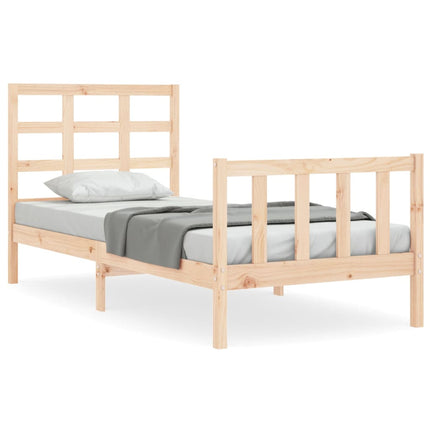 Giroletto senza Materasso 100x200 cm in Legno Massello di Pino