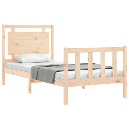 Giroletto senza Materasso 90x200 cm in Legno Massello di Pino