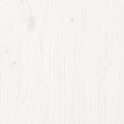 Giroletto senza Materasso Bianco 90x200 cm Legno Massello Pino