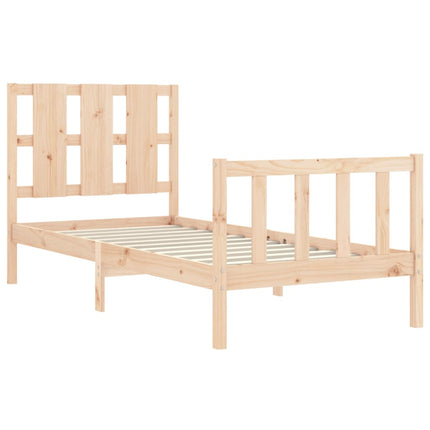 Giroletto senza Materasso 100x200 cm in Legno Massello di Pino