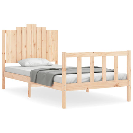 Giroletto senza Materasso 100x200 cm in Legno Massello di Pino