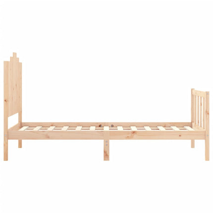 Giroletto senza Materasso 100x200 cm in Legno Massello di Pino