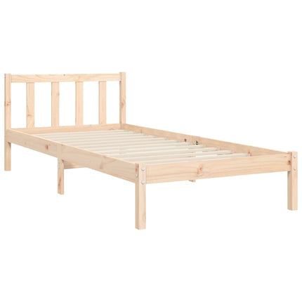 Giroletto senza Materasso 100x200 cm in Legno Massello di Pino