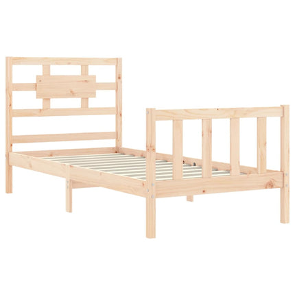 Giroletto con Testiera Small Single in Legno Massello