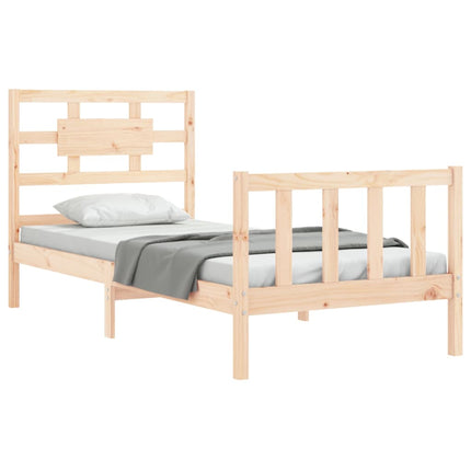 Giroletto senza Materasso 90x200 cm in Legno Massello di Pino