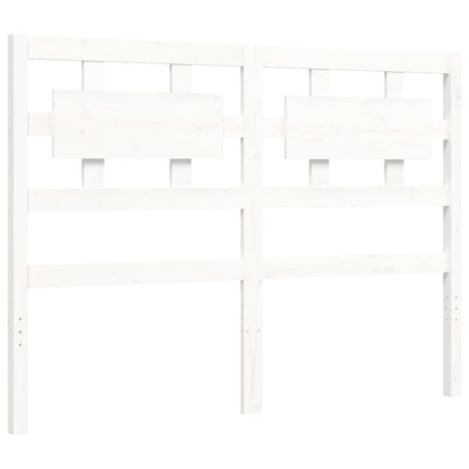 Giroletto senza Materasso Bianco 120x200 cm Legno Massello Pino