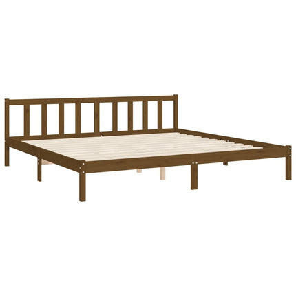 Giroletto con Testiera ambra 200x200 cm in Legno Massello