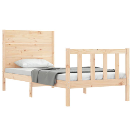 Giroletto senza Materasso 100x200 cm in Legno Massello di Pino