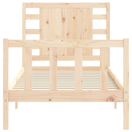 Giroletto senza Materasso 90x200 cm in Legno Massello di Pino
