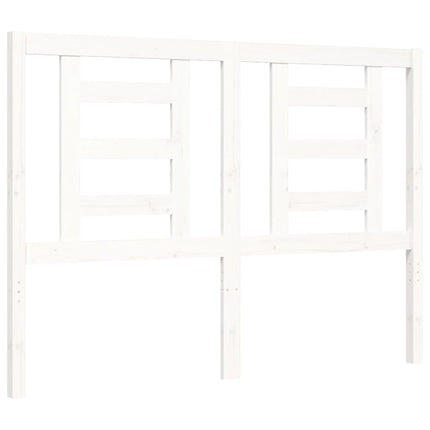 Giroletto senza Materasso Bianco 120x200 cm Legno Massello Pino