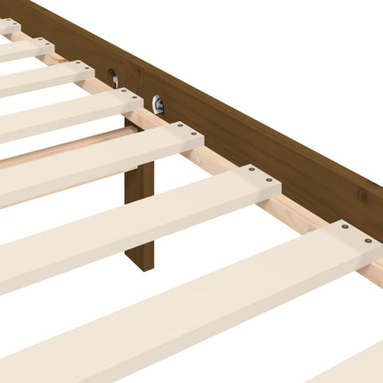 Giroletto senza Materasso Marrone Ambra King in Legno di Pino