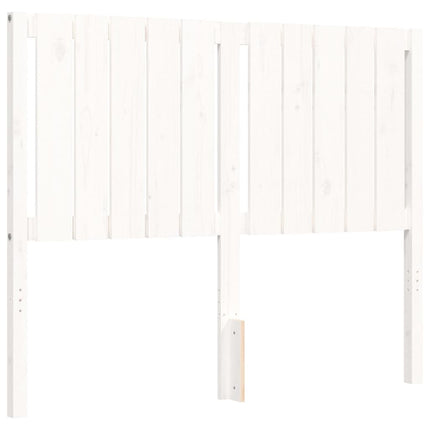 Giroletto con Testiera Bianco Small Double Legno Massello