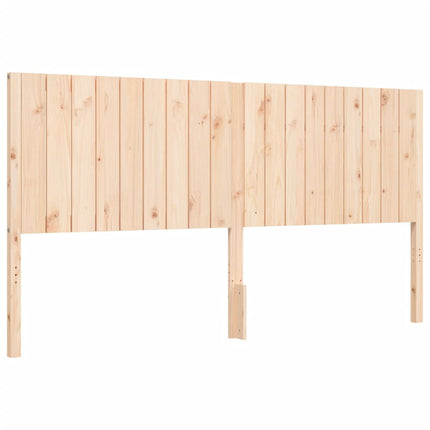Giroletto con Testiera Super King Size in Legno Massello