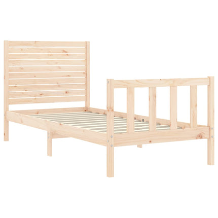 Giroletto con Testiera Small Single in Legno Massello