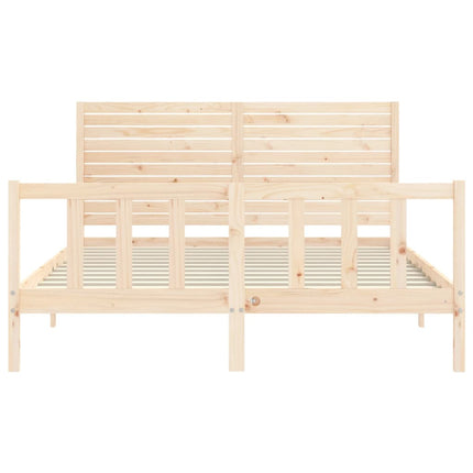 Giroletto senza Materasso 160x200 cm in Legno Massello di Pino