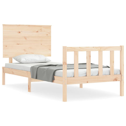 Giroletto senza Materasso 100x200 cm in Legno Massello di Pino