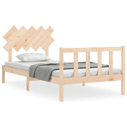 Giroletto senza Materasso 100x200 cm in Legno Massello di Pino