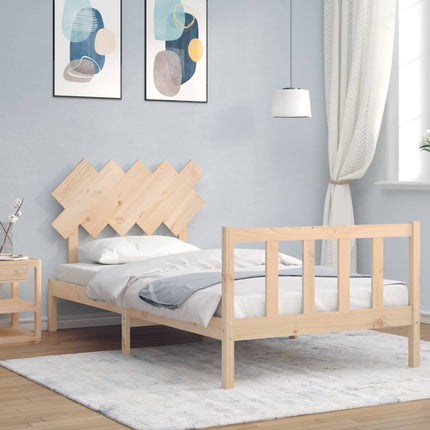 Giroletto senza Materasso 100x200 cm in Legno Massello di Pino