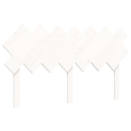 Giroletto con Testiera Bianco King Size in Legno Massello