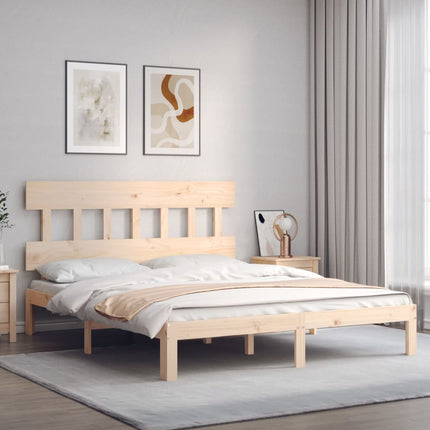 Giroletto senza Materasso 160x200 cm in Legno Massello di Pino