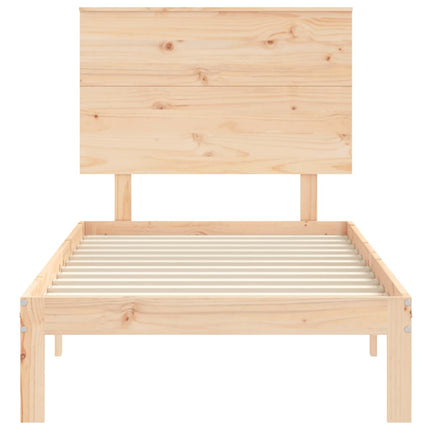 Giroletto con Testiera Small Single in Legno Massello