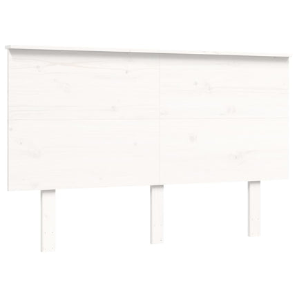 Giroletto senza Materasso Bianco 120x200 cm Legno Massello Pino