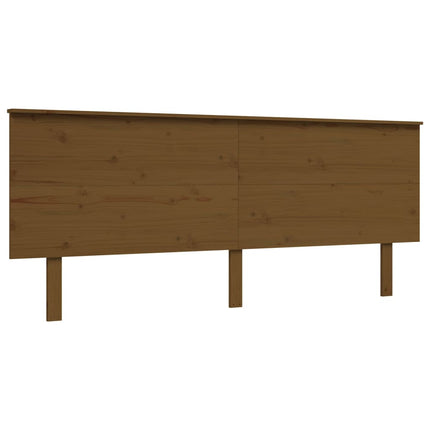 Giroletto con Testiera ambra 200x200 cm in Legno Massello