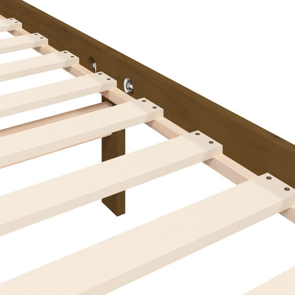 Giroletto con Testiera ambra 200x200 cm in Legno Massello