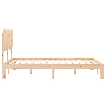 Giroletto senza Materasso 140x200 cm in Legno Massello di Pino