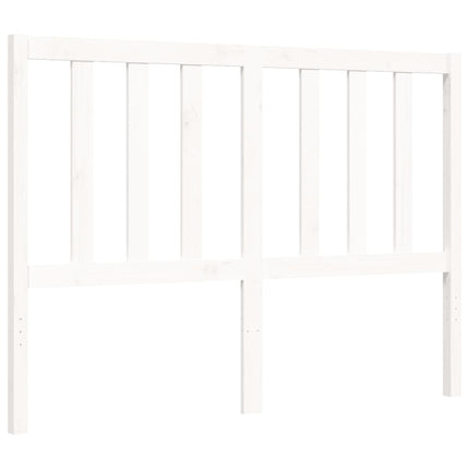 Giroletto con Testiera Bianco Small Double Legno Massello