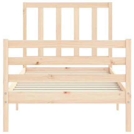 Giroletto senza Materasso 90x200 cm in Legno Massello di Pino
