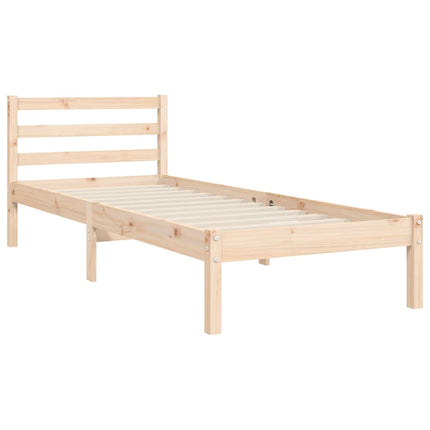 Giroletto senza Materasso 90x200 cm in Legno Massello di Pino