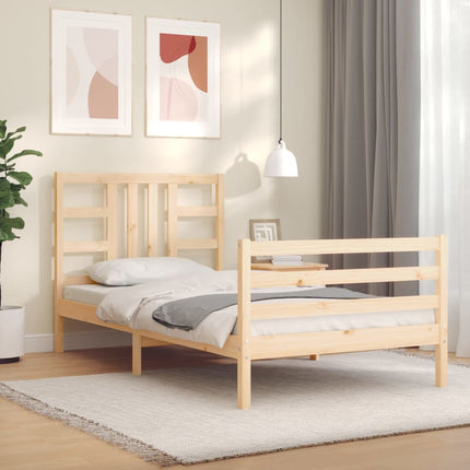 Giroletto senza Materasso 90x200 cm in Legno Massello di Pino
